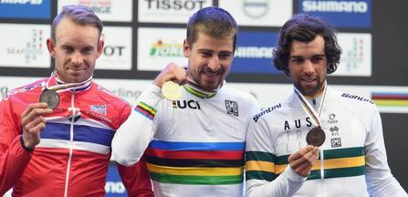 WK podium Bergen